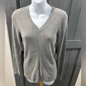 DKNY Jeans Womens Gray Pullover Sweater Top Sz xl